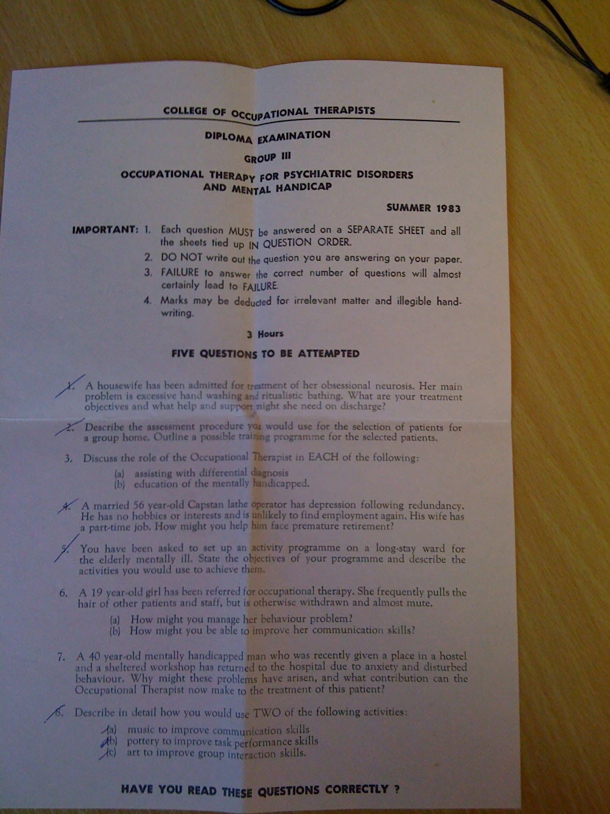 University of Salford Occupational Therapy Education Blog Final Year